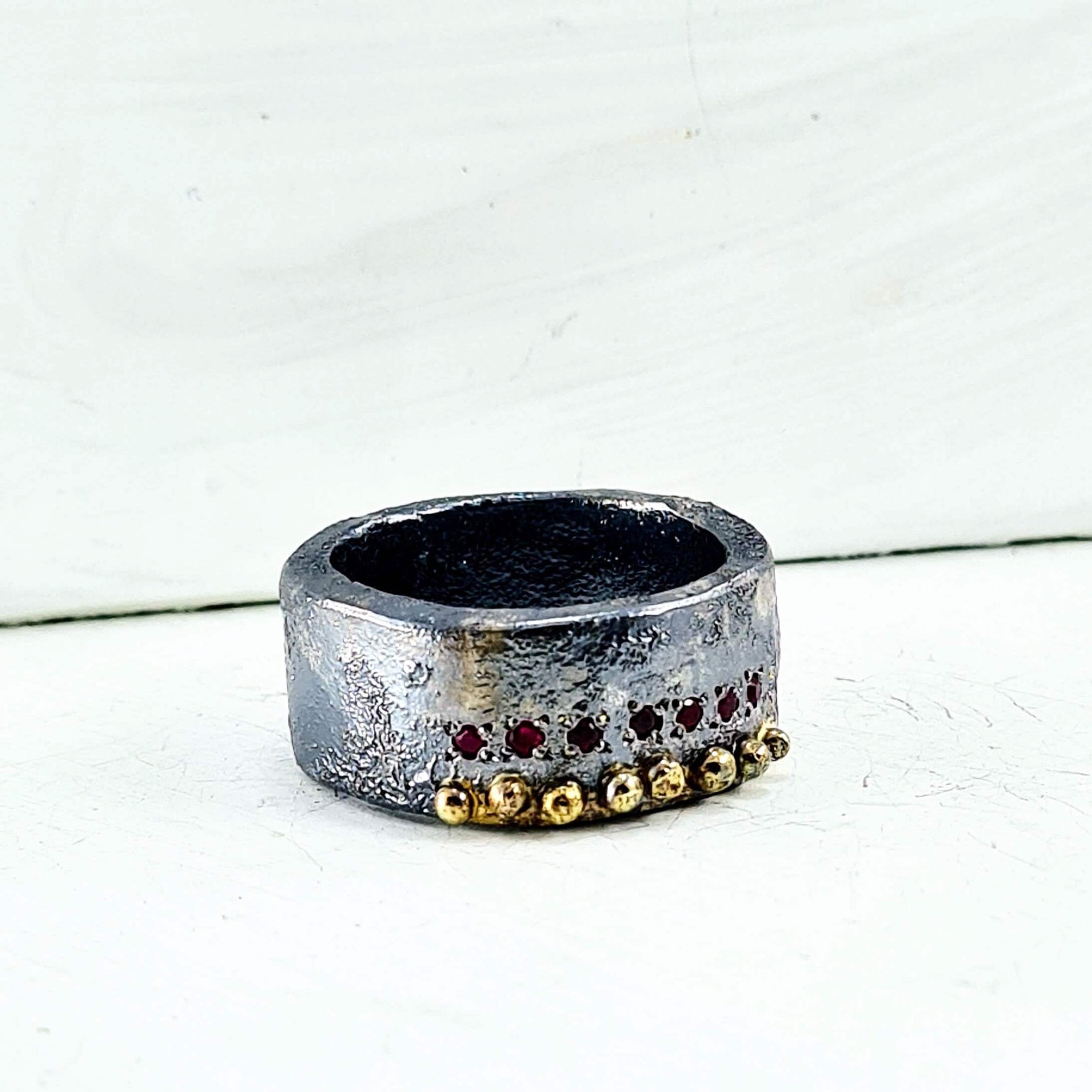 Chunky 7 Ruby Ring Mason and Collins