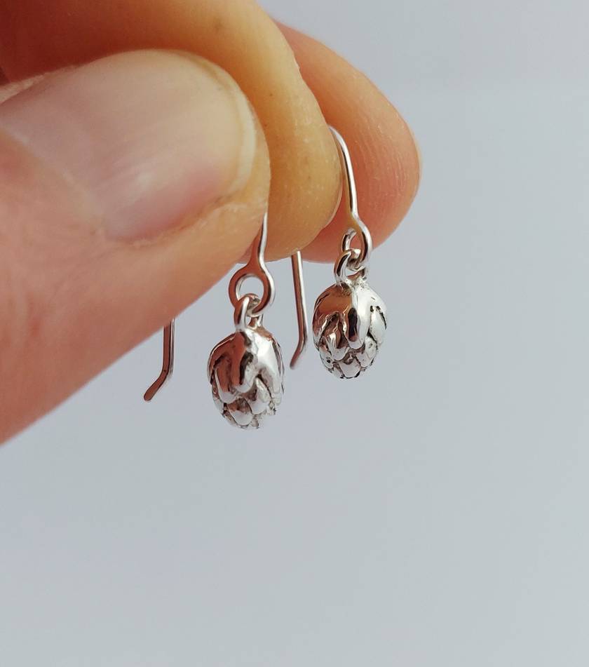 Pine Needle Bud Earrings