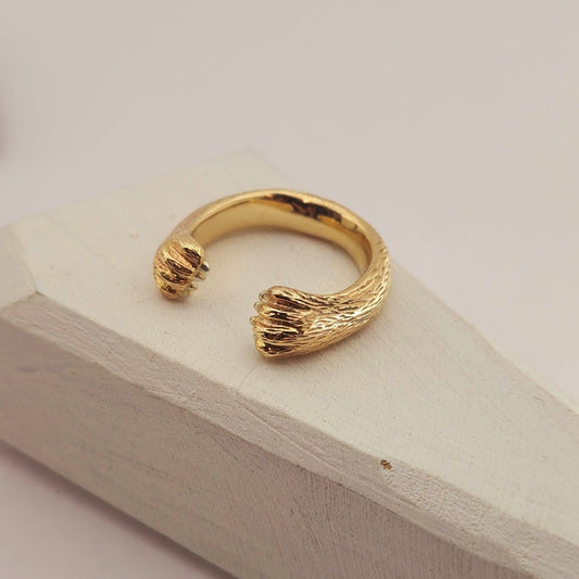 Bear Hug Ring - 9ct Yellow Gold