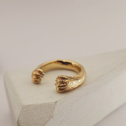 Bear Hug Ring - 9ct Yellow Gold