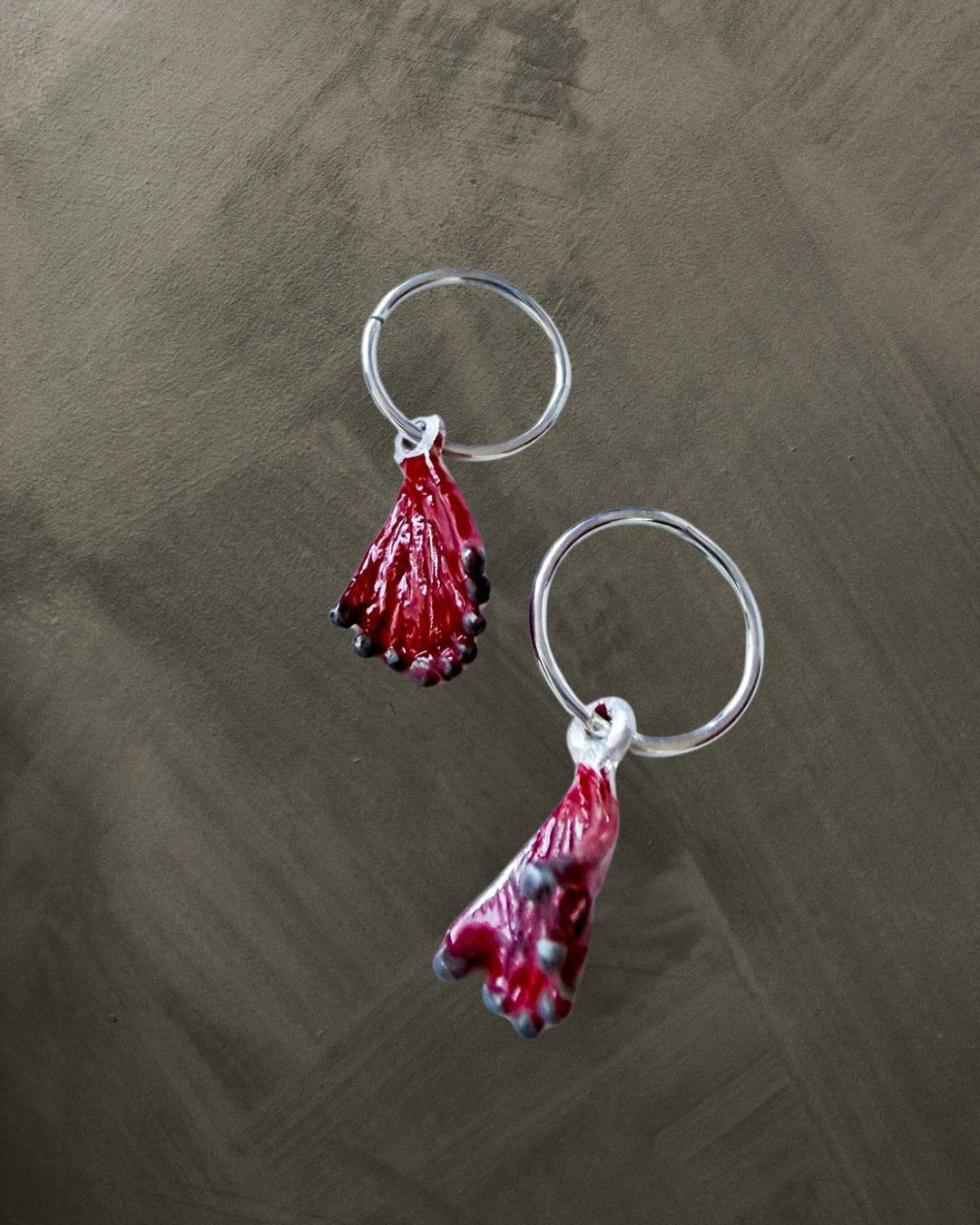 Pōhutakawa Charm Earrings