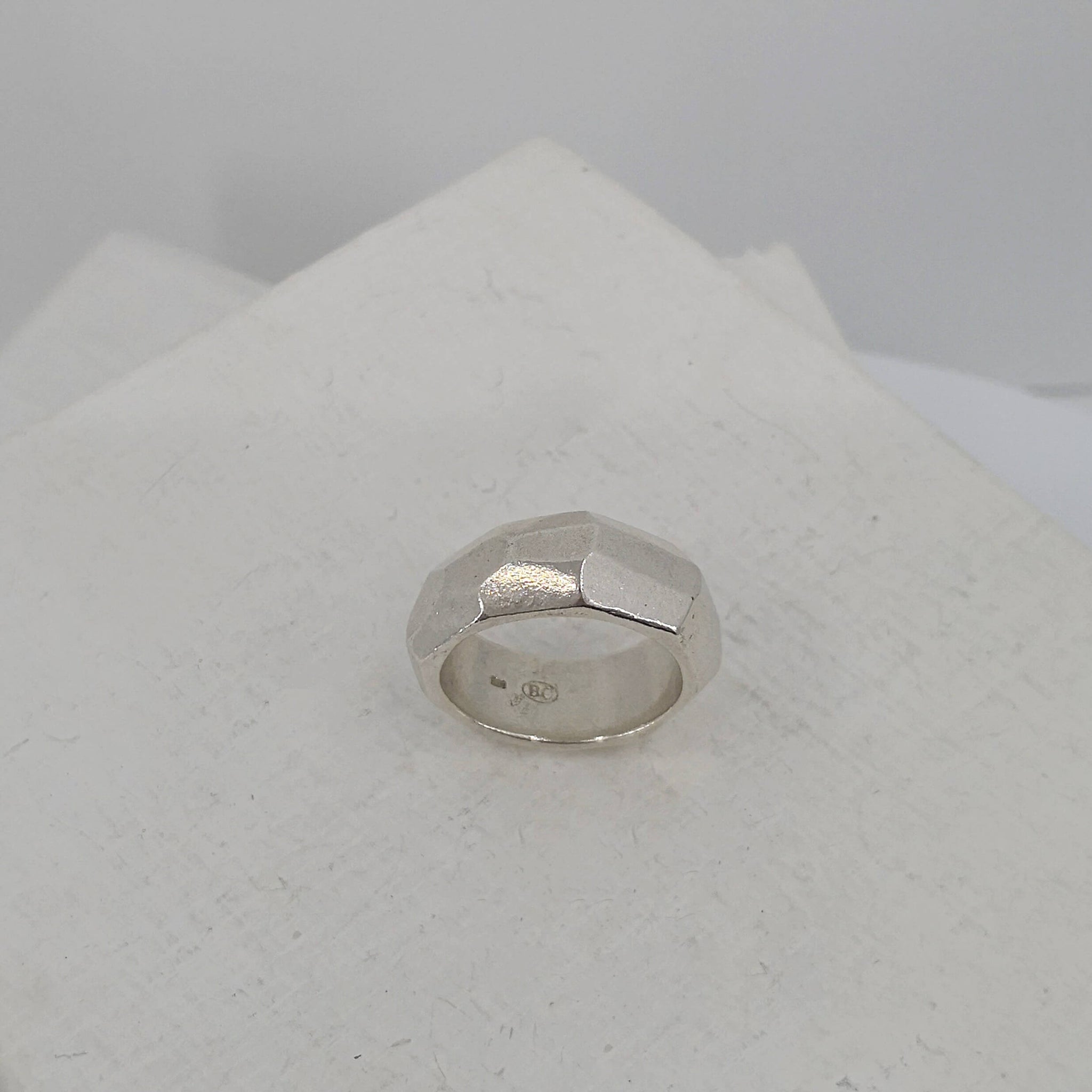 Angle Ring - Bright Silver – Mason and Collins