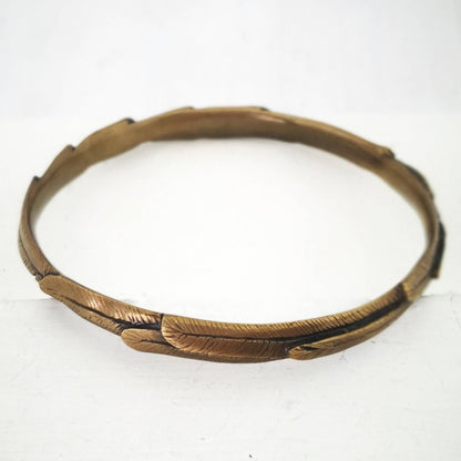 The feather bracelet in warm bronze from iconic NZ jewellery brand The Wild.