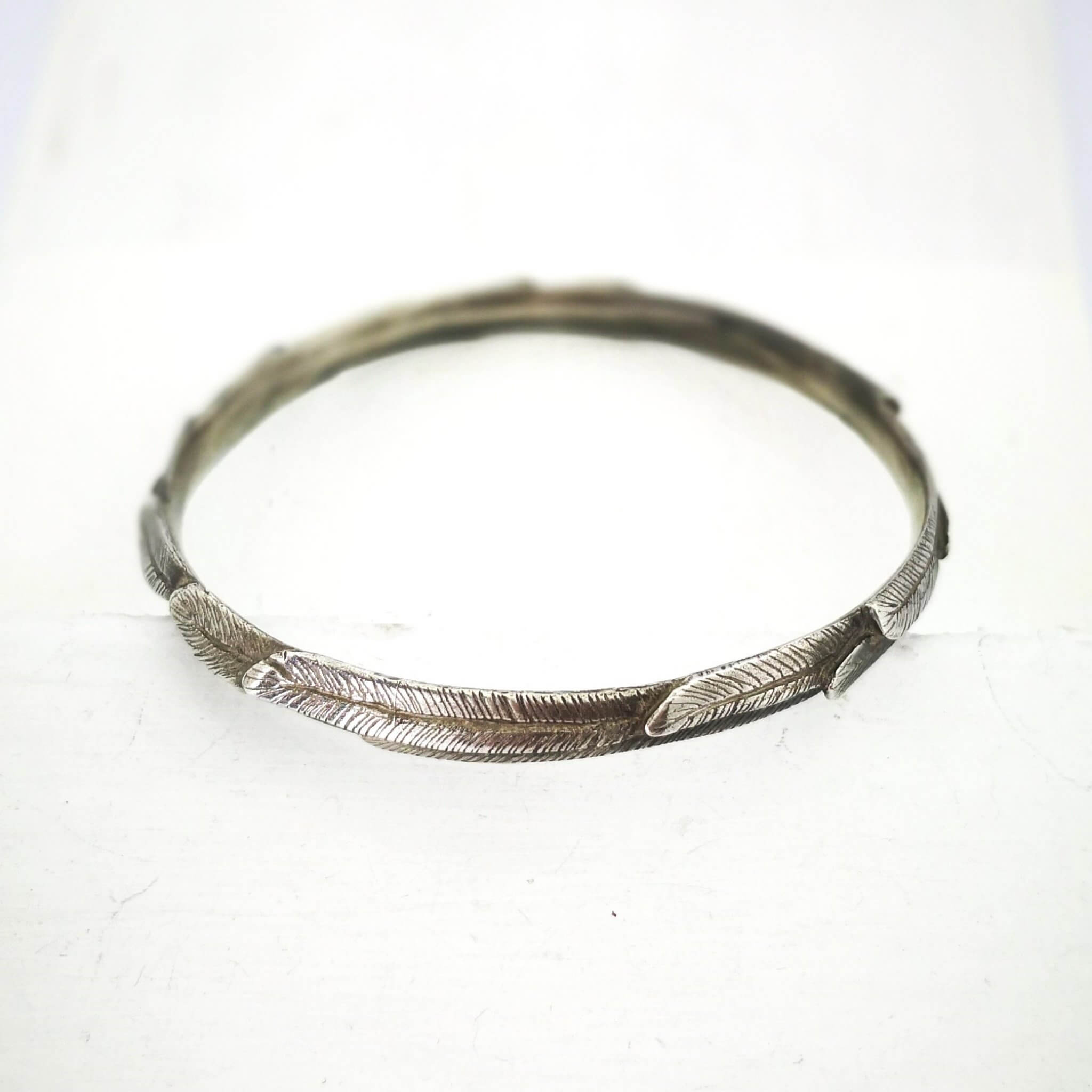Feather Bracelet Silver – Mason and Collins