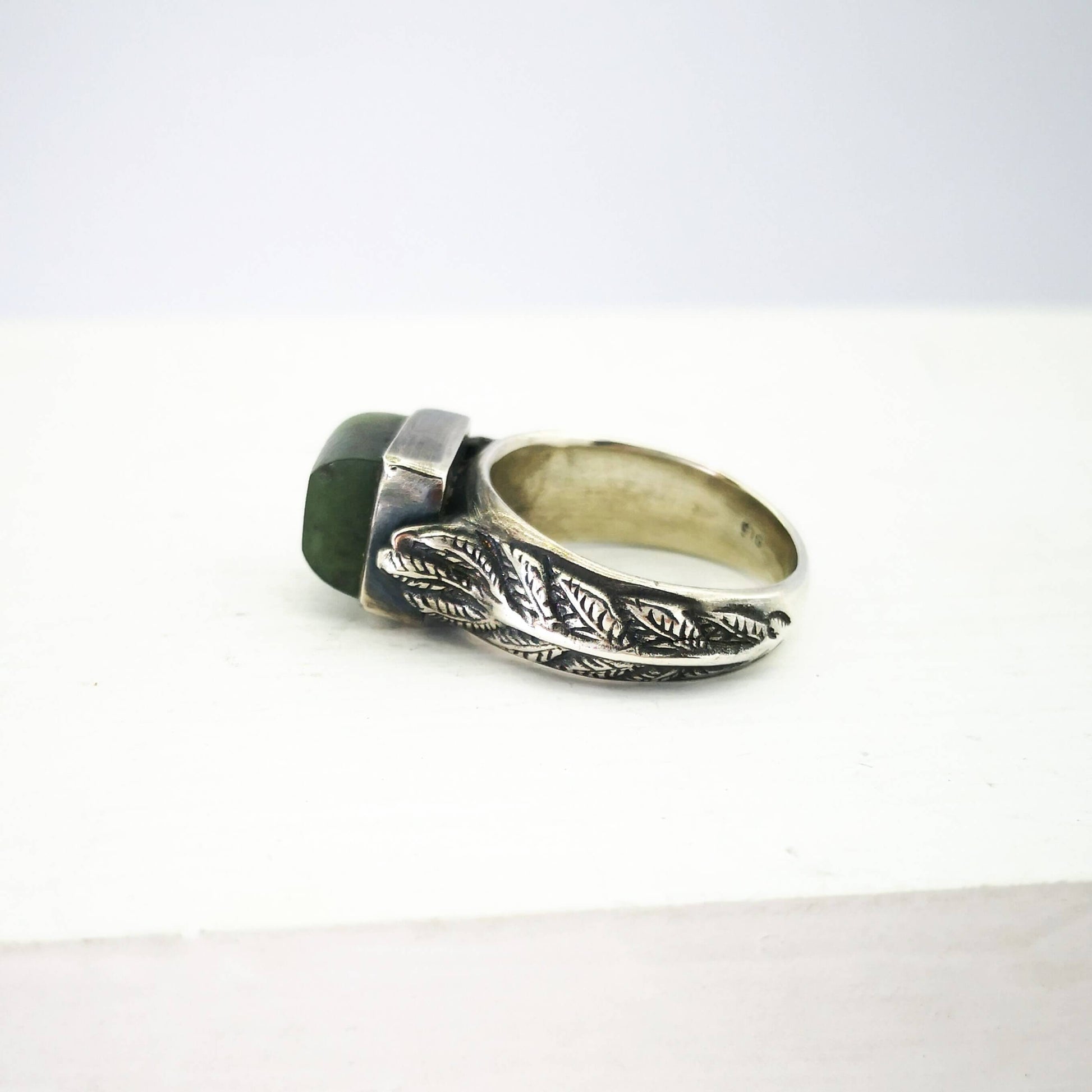 Each Fern ring from The Wild Jewellery has an individually crafted stone set into silver. This makes every single ring a unique piece of NZ.