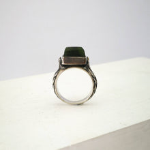 Load image into Gallery viewer, Each Fern ring from The Wild Jewellery has an individually crafted stone set into silver. This makes every single ring a unique piece of NZ.
