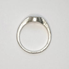 Load image into Gallery viewer, The Kowhai Seed Ring by Adele Stewart is handcrafted NZ jewellery made in sterling silver set with a yellow tournaline.
