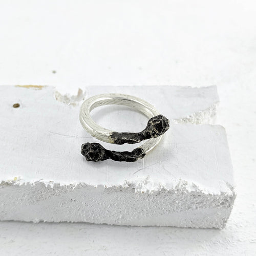 The double ended burnt matchstick rings from David McLeod are a classic style from this iconic NZ jeweller.