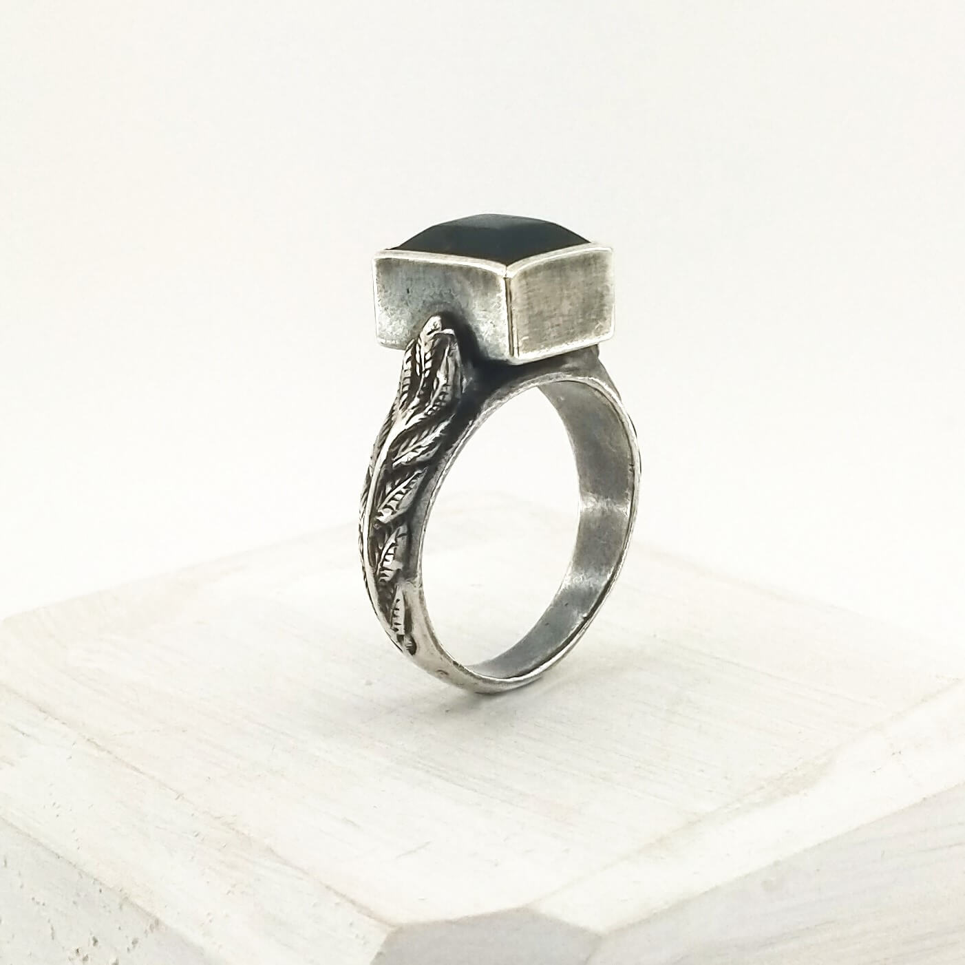 Each Fern ring from The Wild Jewellery has an individually crafted stone set into silver. This makes every single ring a unique piece of NZ.