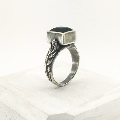 Each Fern ring from The Wild Jewellery has an individually crafted stone set into silver. This makes every single ring a unique piece of NZ.