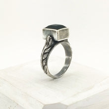 Load image into Gallery viewer, Each Fern ring from The Wild Jewellery has an individually crafted stone set into silver. This makes every single ring a unique piece of NZ.

