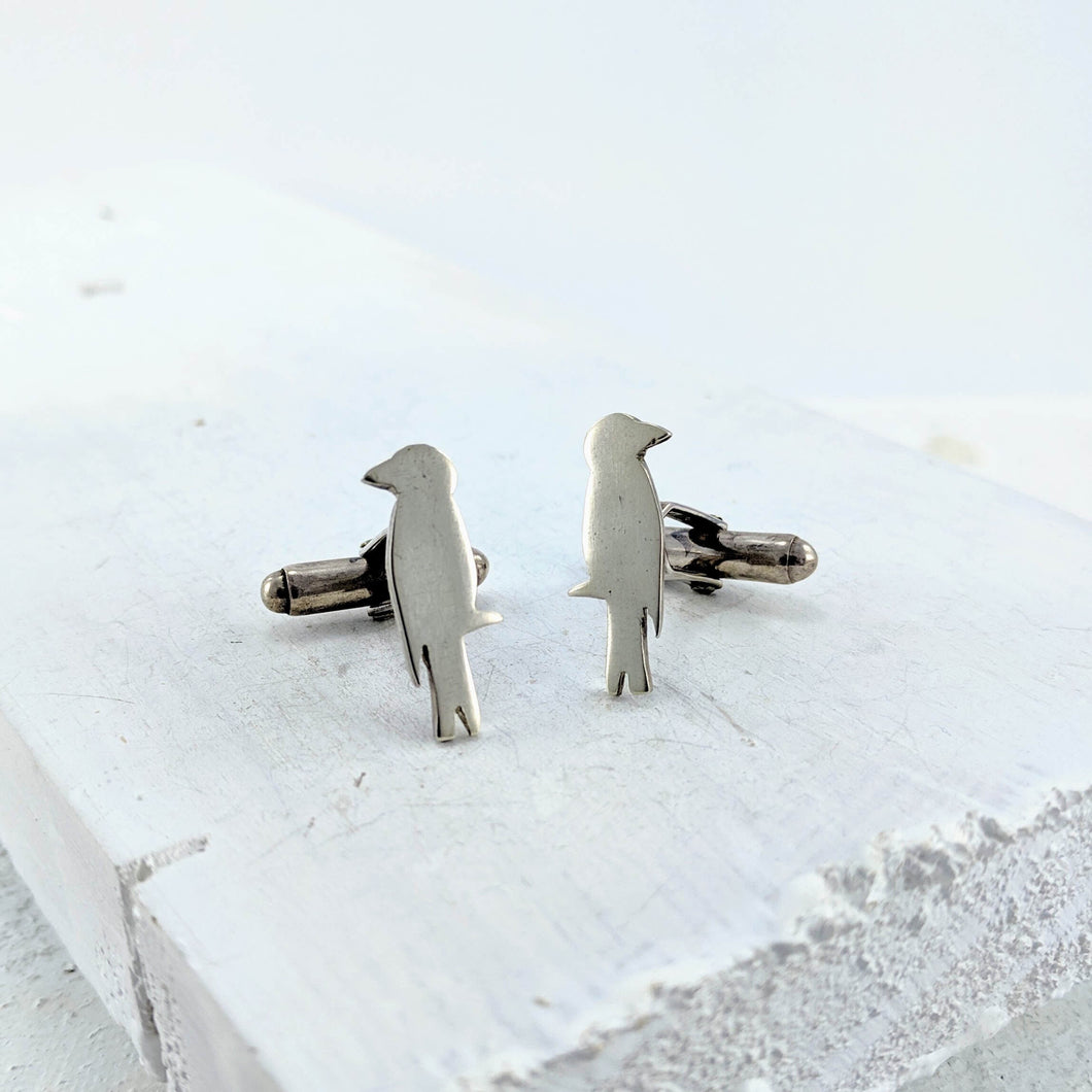 Raven Cufflinks  - Silver