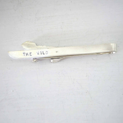 The Tuatara Tie Slide is hand crafted in sterling silver by The Wild Jewellery NZ.