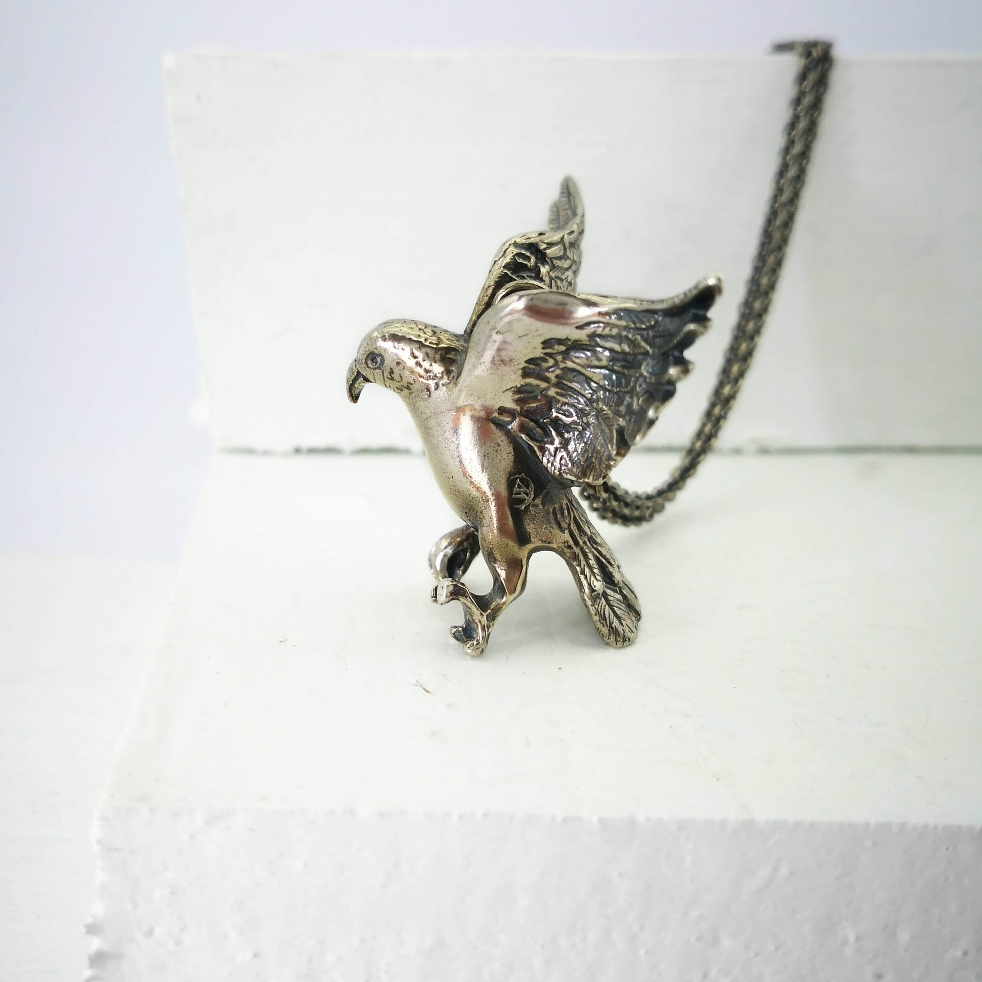 The Kea Pendant is hand made in solid sterling silver by The Wild Jewellery NZ.