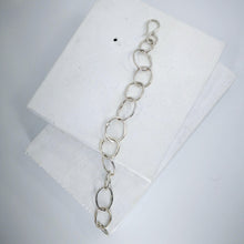 Load image into Gallery viewer, A solid silver chain bracelet from NZ jeweller Herbert and Wilks.
